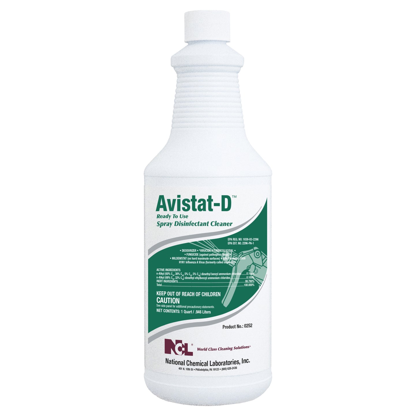 AVISTAT-D RTU DISINFECTANT CLEANER EPA LISTED 12/32 OZ